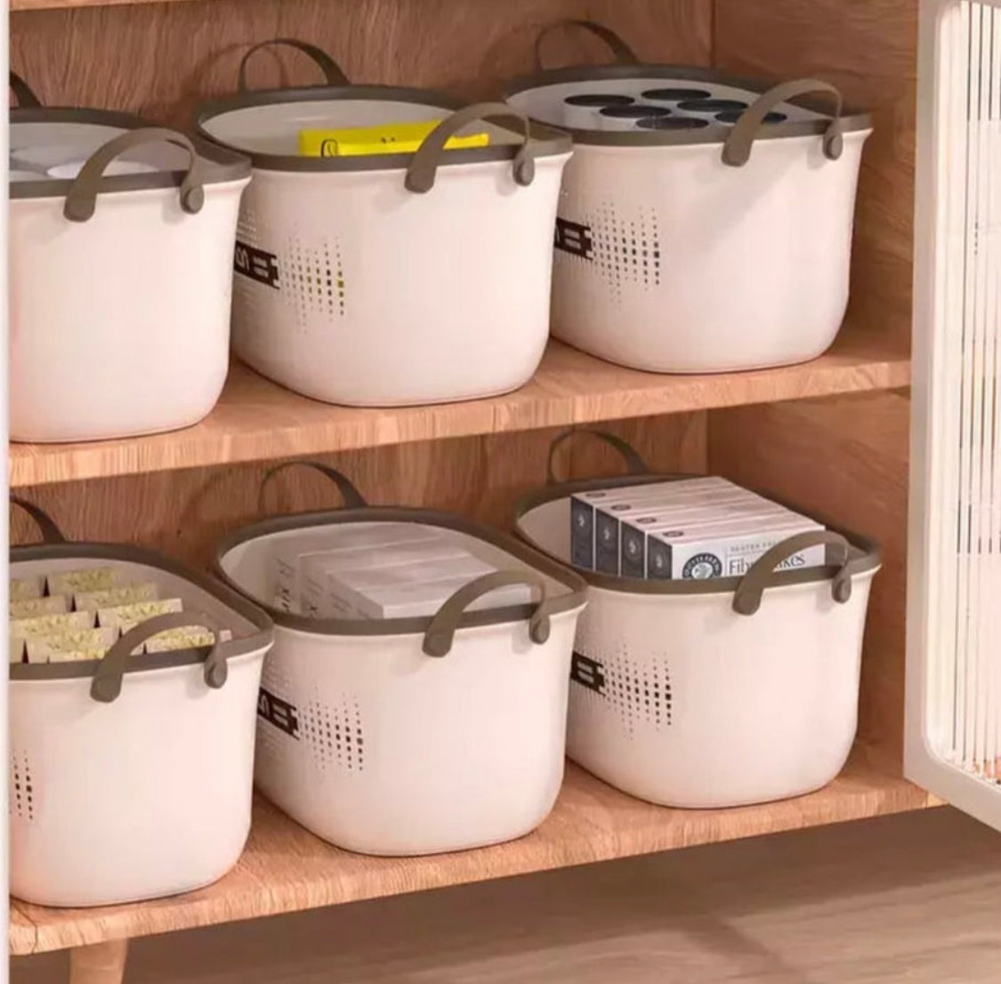 3pcs Multipurpose Storage Basket, Closet Organization Container Basket, Toiletries Storage Basket 3pcs Multipurpose Storage Basket, Closet Organization Container Basket, Toiletries Storage Basket